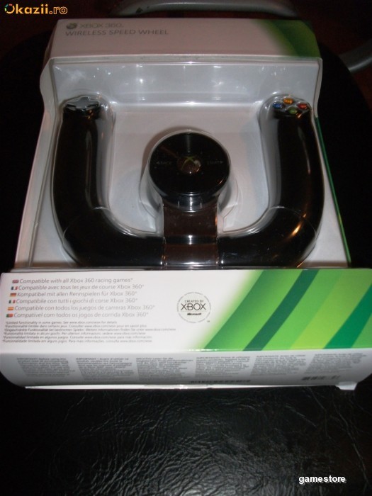 Volan XBOX360, sigilat, 199 lei(gamestore)! NOU! foto mare