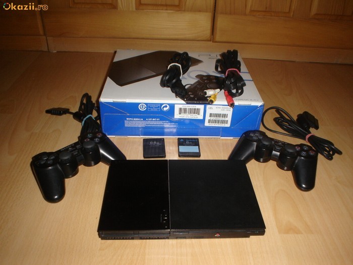 Play Station2 PS2 slim model SCPH 90004 CB modat cu chip modbo 760 foto mare
