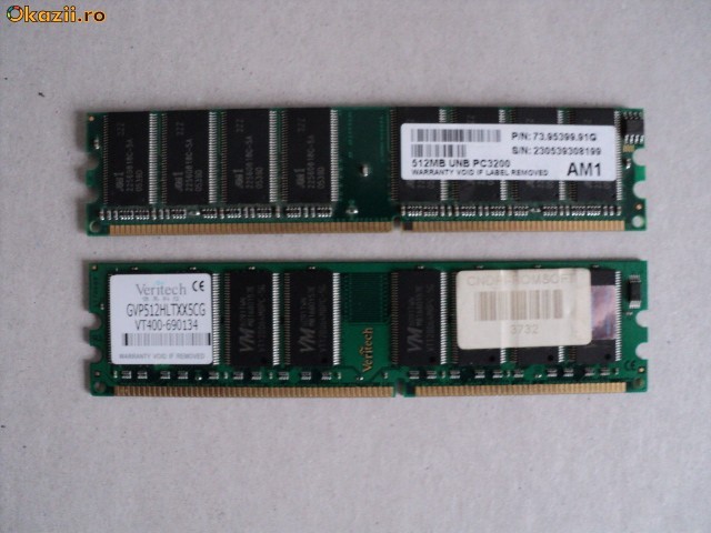 Memorii DDR 512MB DDR400 foto mare