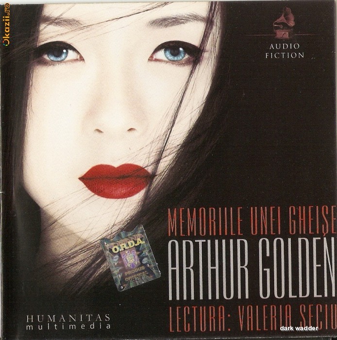 AUDIOBOOK ARTHUR GOLDEN - MEMORIILE UNEI GHEISE in lectura lui VALERIA SECIU ORIGINAL (Transport gratuit la plata in avans) foto mare