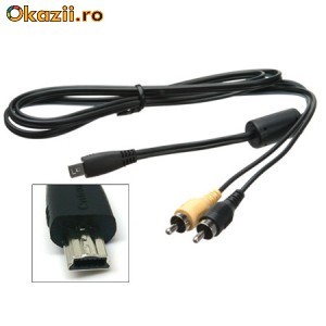 **Cablu AV original Canon AVC-DC400 5 PIN USB FOR POWERSHOT SD990 IS, SD970 IS, SD1200 IS foto mare