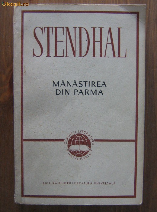 Stendhal - Manastirea din Parma foto mare