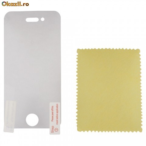FOLIE DE PROTECTIE preconfigurata pentru Apple iPhone 4 foto mare