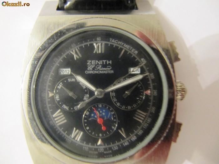 CEAS DE MANA SWISS MADE AUTOMATIC MARCA ZENITH-EL PRIMERO CHRONOMASTER foto mare