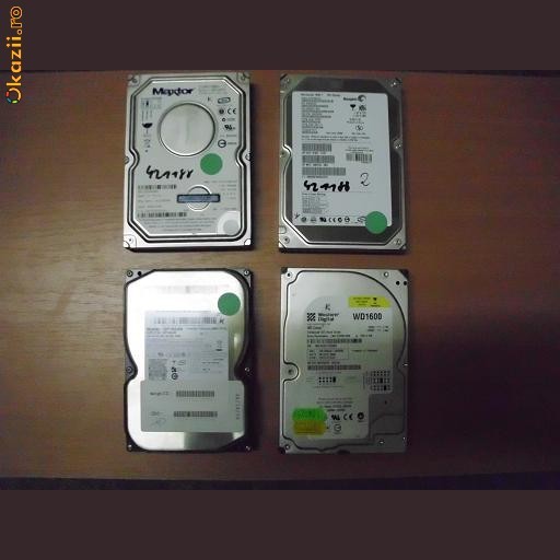 Hard disk desktop second hand IDE 160 GB (diverse firme) foto mare