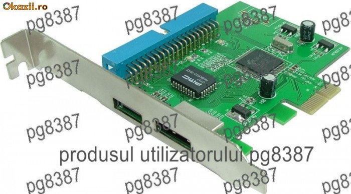 Adaptor PCI Express la 1 x SATA, 1 x ESATA, 1 x IDE-0657 foto mare