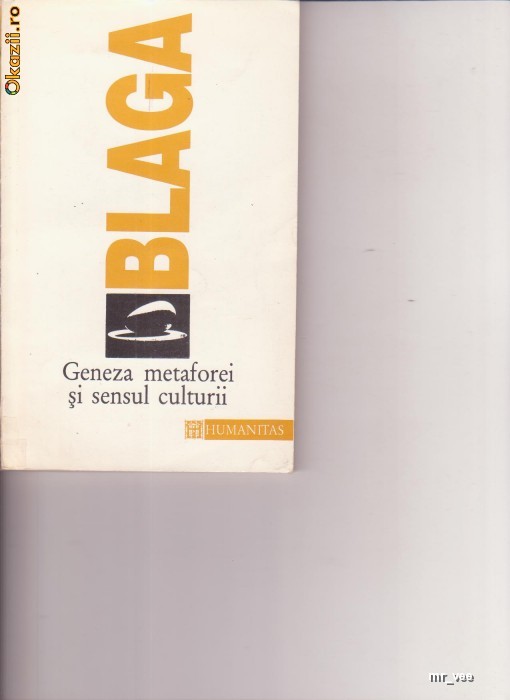 GENEZA METAFOREI SI SENSUL CULTURII foto mare