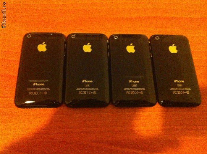 IPHONE 3GS 8 GB IMPECABIL NOTA9,5/10...PE STOC SI 16 GB...32GB foto mare