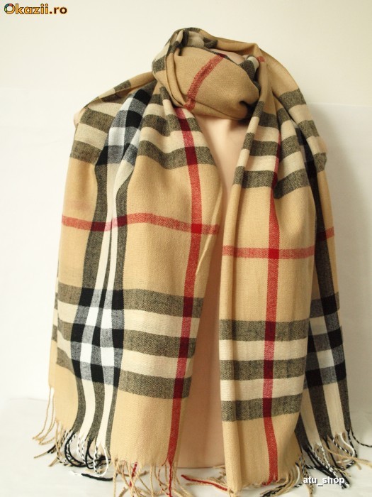 Esarfa UNISEX  BURBERRY  ( sal fular caciula bandana coltar batic) ES84 foto mare