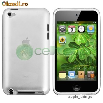 Husa Transparenta silicon Gel dedicata iPod Touch Generatia 4 4G 4th Gen - Clear Frost White foto mare