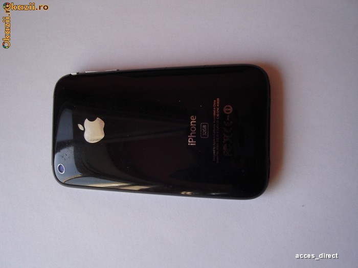 IPHONE 3GS 32 Gb BLACK foto mare
