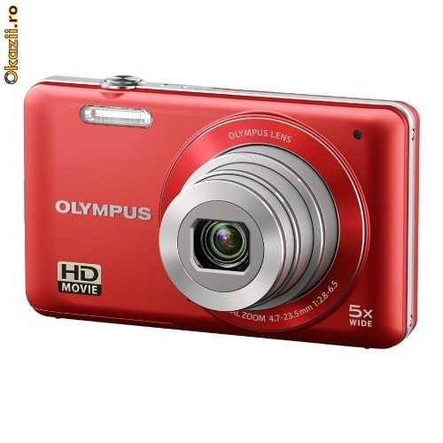 Aparat foto Olympus  14.0 MP  Rosu foto mare