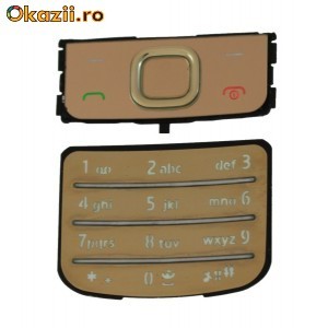 Tastatura Nokia 6700c Gold foto mare