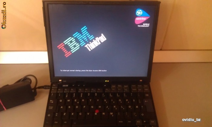 LAPTOP IMB THINKPAD X40 baterie extinsa 4 ore fara defecte foto mare