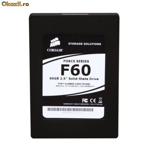 Corsair Force SSD, 60GB, 2.5 foto mare
