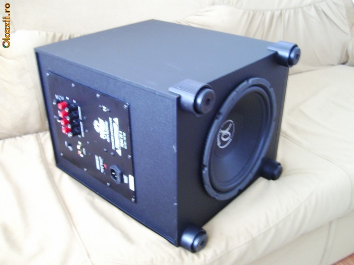 SUBWOOFER MAGNAT ALPHA 25 cu bass de 25cm IMPECABIL(revox,canton,jbl,sony,technics,boxe) foto mare
