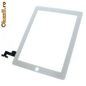Touch Screen iPad 2 Alb foto mare