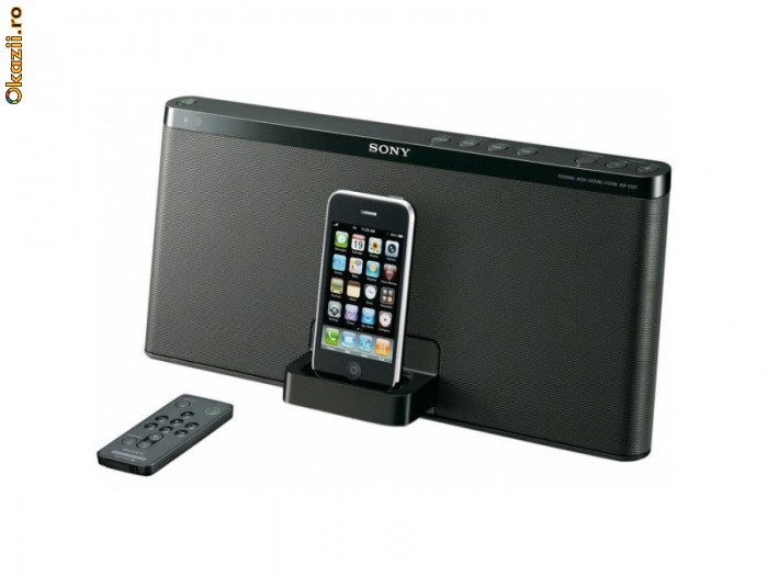 Sistem audio iPod/iPhone Sony RDP-X 50 IP foto mare