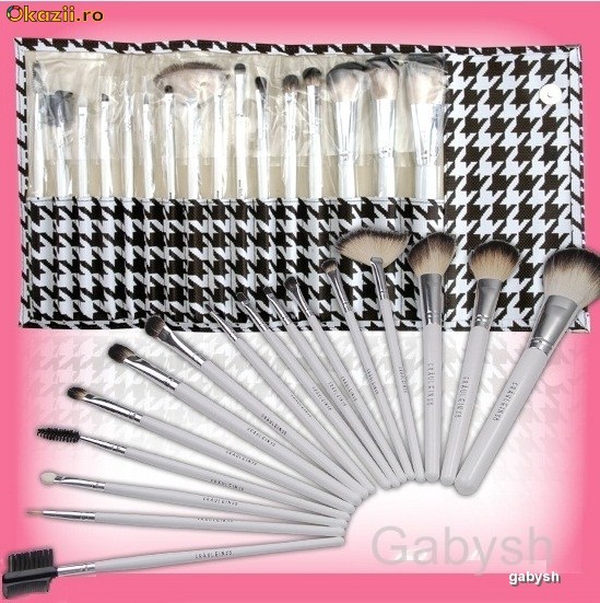 Borseta Trusa Set Machiaj Make-up Profesionala 16 Pensule Fraulein38 foto mare