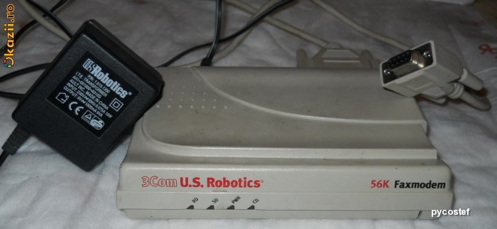 U.S. Robotics 56K External Faxmodem foto mare