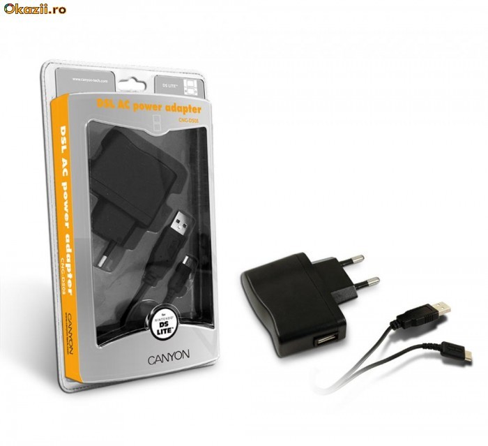 Canyon Nintendo DSL AC power adapter foto mare