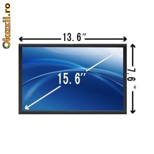 Ecran laptop 15.6 LCD 1366x768 GLOSSY (Lucios) display panel CLAA156WA01A pt. Sony foto mare