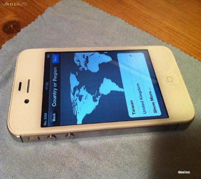iPhone 4S white foto mare