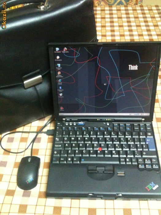 Lenovo X61s + docking + geanta piele foto mare