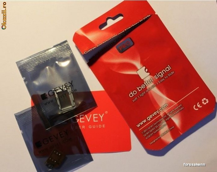 Gevey Sim Pro Plus Rosu ASIGUR FUNCTIONALITATEA foto mare