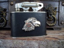 bricheta HARLEY DAVIDSON originala , imbracata in piele foto